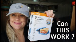 CAN THIS WORK?  A MICROWAVE TOASTIE MAKER TEST RUN WITH KRISTIE