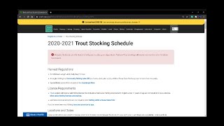 Trout Stocking Schedule in U.S. | 2020 - 2021