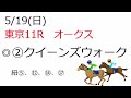 【2024 5 19】ＡＩで攻略する中央競馬指数予想【オークスほか】