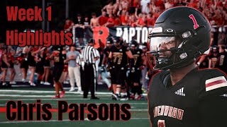 Chris Parsons \u0026 Ravenwood vs MBA week 1 highlights 08/19/22 🎯🏈