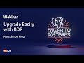 Webinar: Upgrade Easily with Postgres BDR