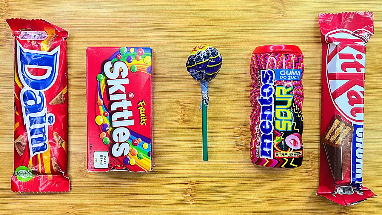 Yummy Rainbow Lollipops Unpacking Asmr Satisfying Video Youtube