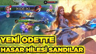 YENİ ODETTE RAKİP HASAR HİLESİ VAR SANDI EFSANE 2 MAÇ Mobile Legends