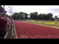 Dylan Da Costa 100m race