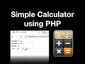 101. Simple Calculator in php | using switch case