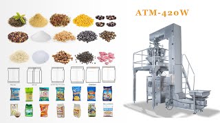 Autompack ATM-S420W Multihead weighers Dosing System Pulses Packaging Machine Price