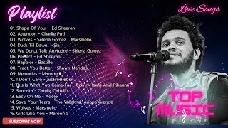 Best Pop Songs/The Weeknd, Ed Sheeran, Maroon 5, The Weeknd, Bieber, Sia, Adele, Bastille, Rihanna