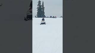 Snow bike riding myself