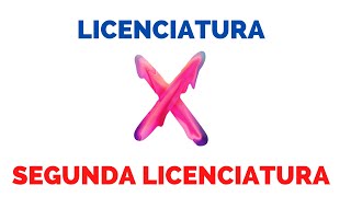 QUAL A DIFERENÇA ENTRE LICENCIATURA E SEGUNDA LICENCIATURA?