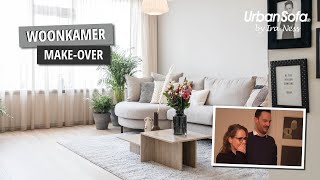 UrbanSofa | De Lausanne loungebank in een grof geweven stof | S4E18