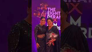 මාලනී \u0026 සංගීතා... Malani Fonseka and Sangeetha Weeraratne in Derana Lux Film Awards 2023 #deshanv