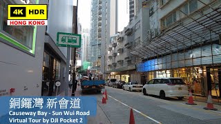 【HK 4K】銅鑼灣 新會道 | Causeway Bay - Sun Wui Road | DJI Pocket 2 | 2021.11.13