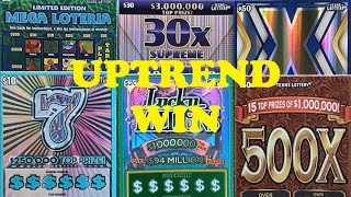 UPTREND WIN🤑🤑🤑TEXAS LOTTERY SCRATCH OFFS GAMES