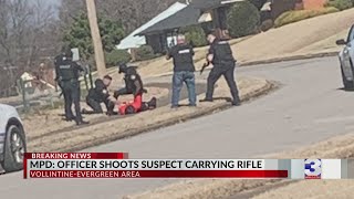 Officer shoots suspect carrying rifle toward Memphis elementary school