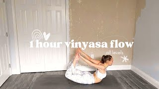 1 hour Vinyasa Yoga Flow - gentle yet challenging (all levels) | Ina Cincinnis