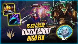 QIUYI KHA'ZIX - THIS KHA'ZIX IS SO CRAZY (INSANE CARRY) | KHA'ZIX VS VIEGO