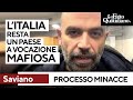 L'amarezza di Saviano: 