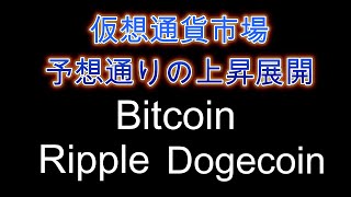 ビットコイン分析通りの上昇展開。今後の展開解説。暗号資産（仮想通貨）【BTC、DOGE、XRP】