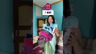 Messho saree || #shorts #ytshorts #messho #meeshocreator #prachikushwaha #viral#trending