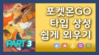 포켓몬GO 타입 상성 공략 Part 3 (약점 쉽게 외우기)