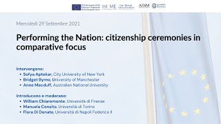 Performing the Nation: citizenship ceremonies in comparative focus