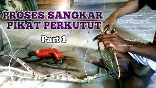 Proses Sangkar pikat perkutut part 1