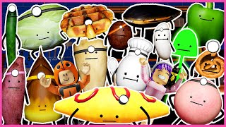 Roblox - ตามหาที่ซ่อนอาหาร  All 15 NEW FOODS Badges in Secret Staycation Dark