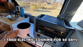 I Tried Electric Cooking For 40 days | VTOMAN Power Station