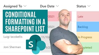 How To Add Conditional Formatting To a SharePoint Online List