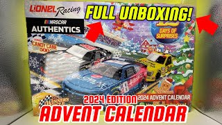 OPENING UP The EXCLUSIVE 2024 Nascar Advent Calendar DIECAST Set!! | Full Unboxing \u0026 Review!