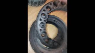 How i use a honeycomb tire inside another tire in place of a tube