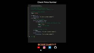 Check Prime Number in Python | Python Examples | Python Coding Tutorial | Python Coding Interview