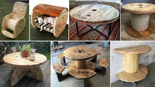 Recycled Cable Spool Ideas - DIY Furniture Ideas from Wooden Wire Cable Spools