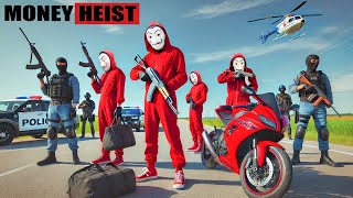 PARKOUR VS MONEY HEIST: Police chase and arrest Bad Guy for murder and robbery Money,Gold | Epic POV