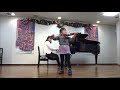 バッハ　 　 メヌエット第1番 バイオリン bach minuet no.1