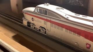 O Scale MTH Aerotrain Running Session