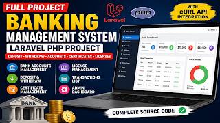 Laravel PHP Project || Banking, Deposit, Withdraw & Account System