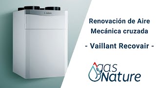 Instalación de Renovación de Aire Mecánica cruzada Vaillant Recovair