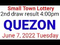 STL - QUEZON June 7, 2022 2ND DRAW RESULT