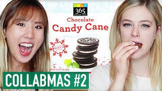 Trying Christmas Snack Foods ft. YB Chang | Kelsey Impicciche
