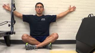 Wall Slide and Wall Angel Exercise - Scapular Stabilization Training