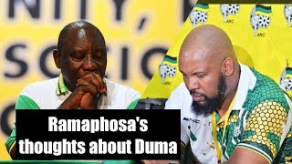 Watch | President Ramaphosa praised newly KZN ANC Chairperson | Siboniso Duma