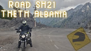 Road SH21 THETH Albania 2022