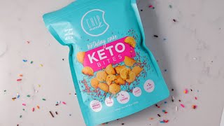 Sugarless Crystals \u0026 ChipMonk Baking Birthday Cake Keto Brownie Bites Is Here!