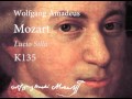 Mozart, Symphony in D, K135 