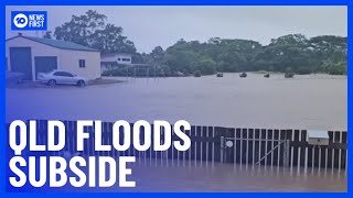 Queensland Water Levels Subside As Flood Recovery Begins | 10 News First