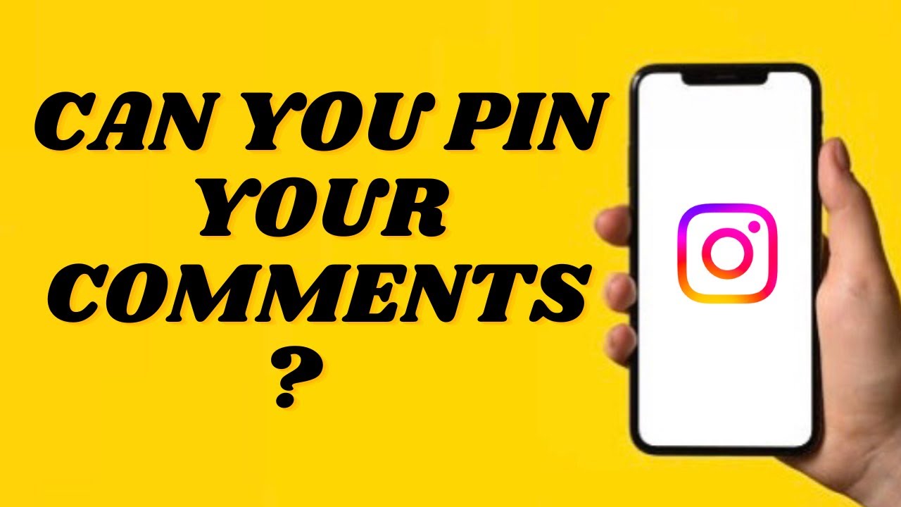 Can I Pin My Comment On My Instagram Post | Simple Tutorial - YouTube