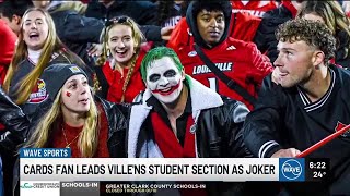 UofL student finds identity, Cardinals culture in Joker costume