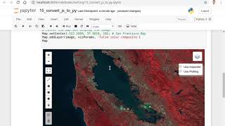 GEE Clip #15 - Converting Earth Engine JavaScripts to Python directly within Jupyter notebook