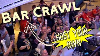 How to Host a Cruise Bar Crawl | Carnival Horizon Group Cruise